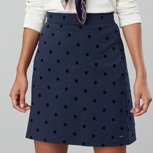Joules Hatty Pull-On, A-Line Skirt in Navy